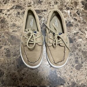 Sperry Kids Tan Boat Shoes